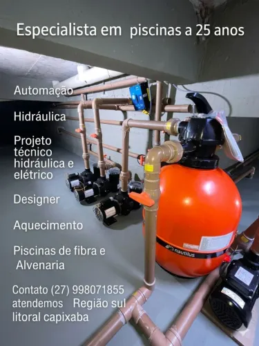 Serviço técnico de Piscinas 