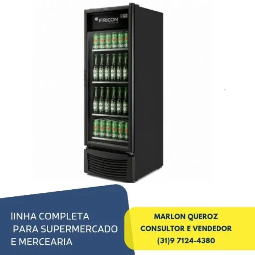 Cervejeira Full Black 569L Fricon