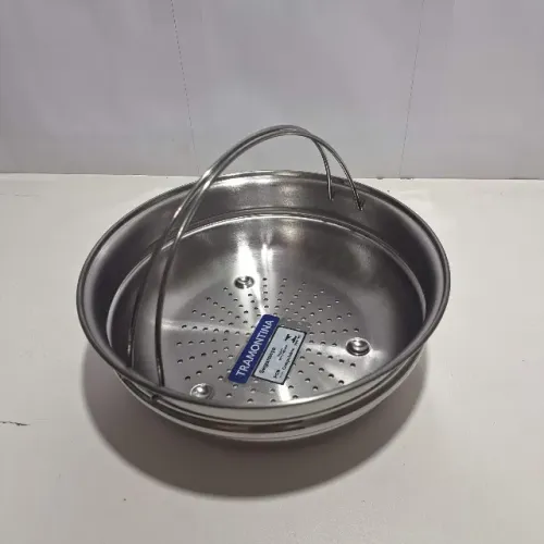Tramontina Allegra 20cm 2,1l Suporte para Cuscuzeira Cesto para Vapor Escorredor Aço inox