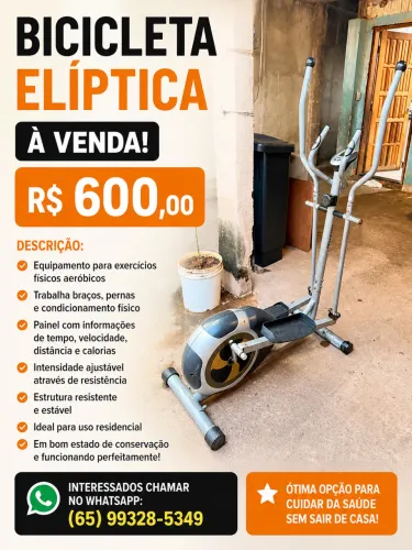 ? ELÍPTICO HOUSTON SEMINOVO - ÓTIMA OPORTUNIDADE! ? ? R$ 550,00 ?