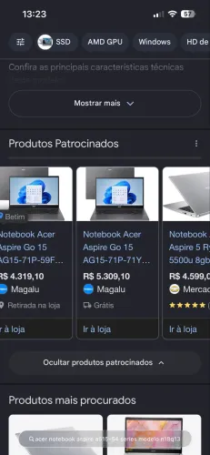 Notebook Accer