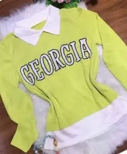 blusa tricot lã modal amarela feminina nova tamanho unico