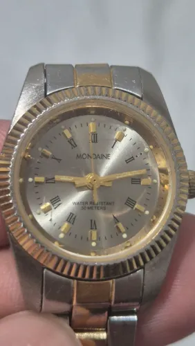 Relógio MONDAINE RIVIERA 50 METROS - ÓTIMO ESTADO