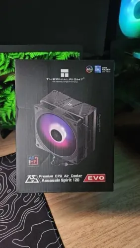 Cooler Para Processador Thermalright Assassin Spirit 120 EVO, 120mm, ARGB, Intel-AMD Black