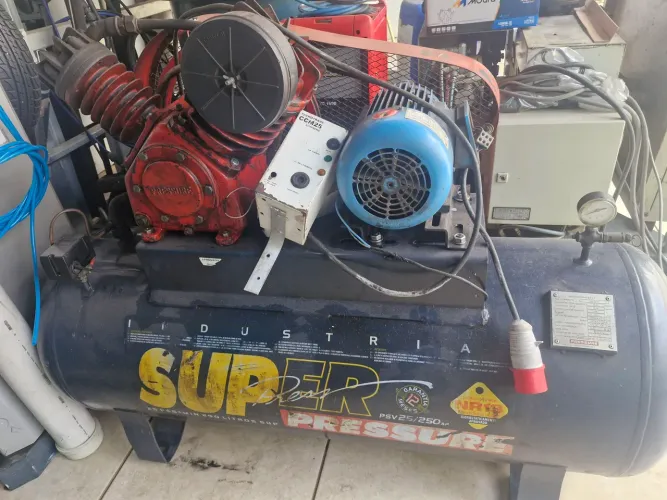 Compressor de ar industrial 25pés 5hp