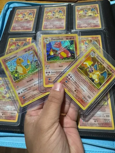 CARDS POKEMON TRIO EVOLUÇOES CHARMANDER/CHARMELEON/CHARIZARD DECK HO-OH AMERICANO