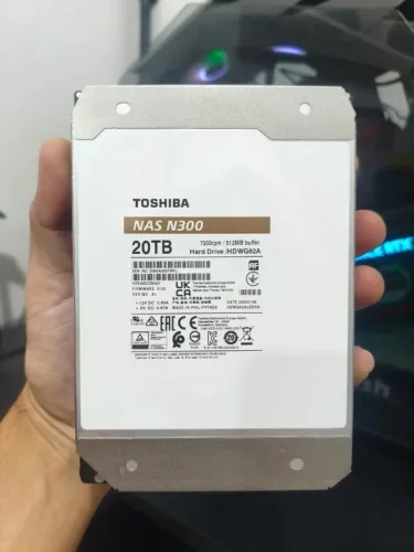 HD 20 Tb Toshiba NAS N300 ( 1 unidade )
