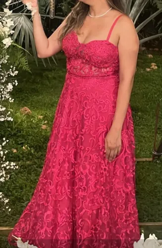 Vestido de festa , rosa Pink, tamanho P