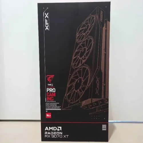 (10x) Placa de Vídeo XFX Swift AMD Radeon RX 9070 XT Preta 16GB GDDR6