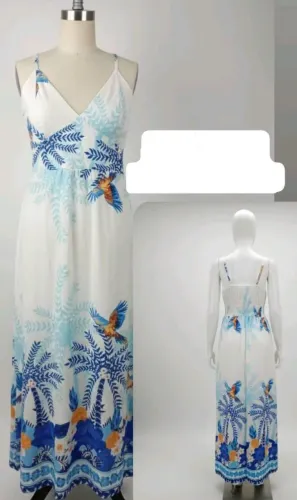 50 reais qualquer vestido longo. P e M 