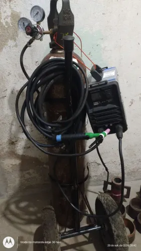 Vendo conjunto completo para solda TIG.