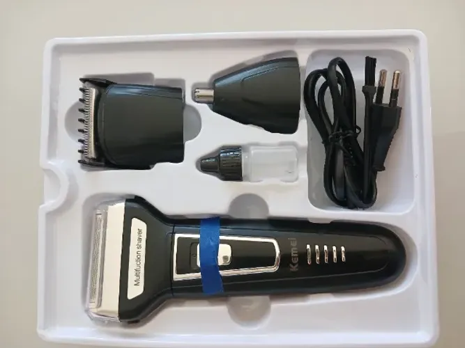 Máquina Barbear Shaver Kemei 3 Em 1 Modelo