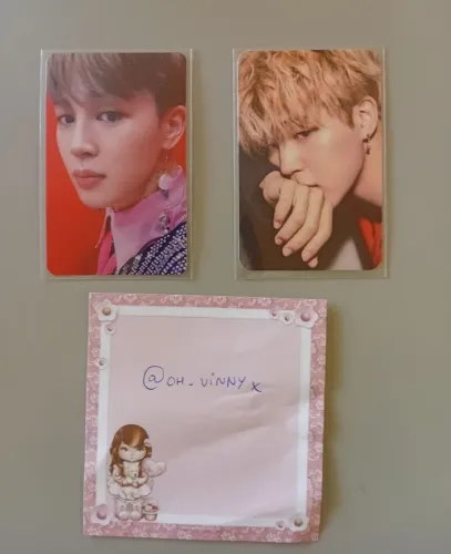 Lote cards originais Jimin BTS