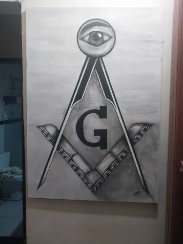 Quadro de Maçonaria 