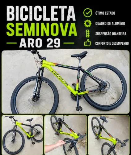 Bicicleta Aro 29 Quadro Alumnio