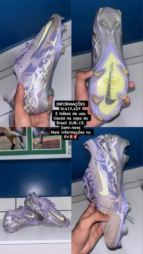 Chuteira Nike vapor 16 semi-nova numeração 41