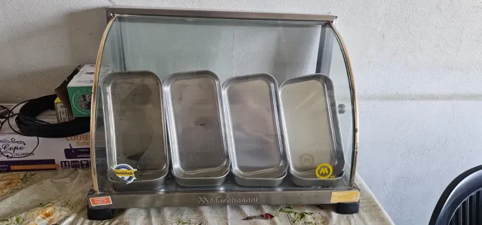 Vendo estufa para salgado barata