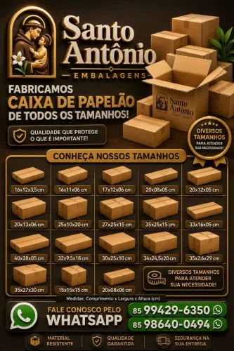 Caixas de papelao