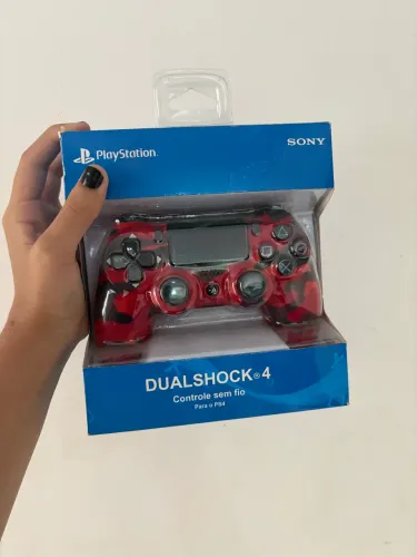 Controle para Ps4 DualShock sem fio - novo na caixa 
