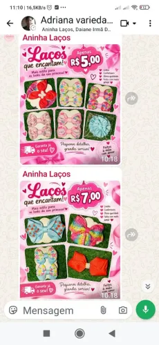 Vende-se laços promoção 