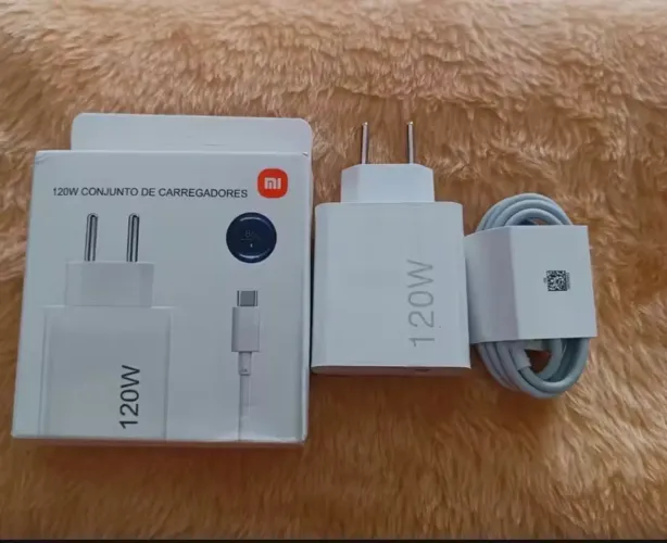 Carregador Xiaomi 67/120W Completo Cabo Tipo-C