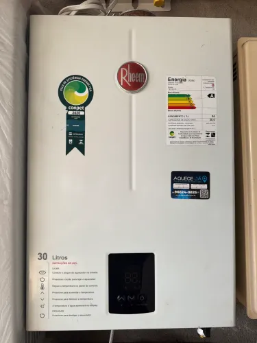 Aquecedor Rheem 30 litros GN 