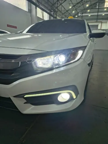 Kit DRL com seta integrada + Lanterna Neblina traseira Honda Civic G10