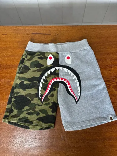 BAPE Split Camo Shark Shorts