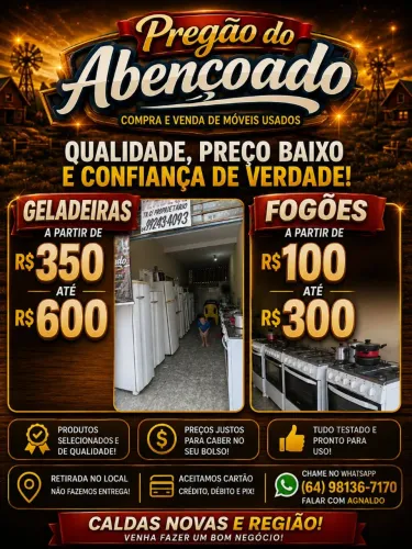 Geladeiras funcionando perfeitamente passamos cartão