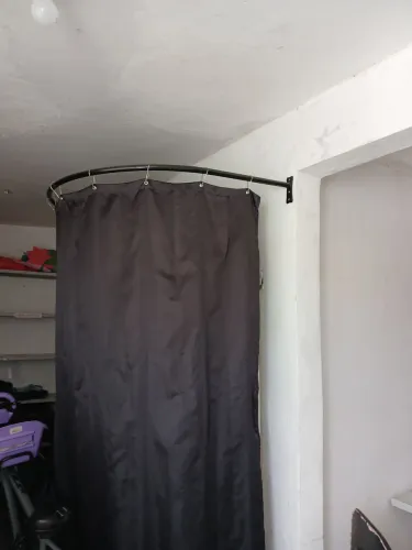Provador arco com cortina