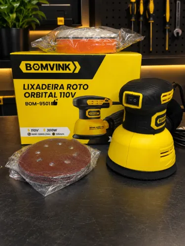 Lixadeira Roto Orbital 110V 300W BomVink BOM-9501 an4