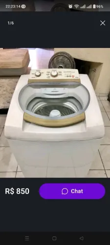 Máquina lavar roupa Brastemp