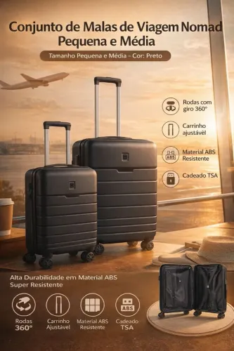 Conjunto Malas de viagem Nomad Novo
