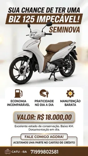 Honda Biz 125 EX/ 125 EX Flex 2026