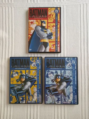 DVD BATMAN A SÉRIE ANIMADA 1 E 2 TEMPORADA COMPLETA!