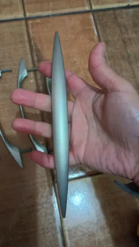 puxador de metal para móveis 5 unidades -22 cm
