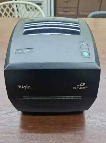 Impressora De Etiquetas Elgin L42 Pro Full Usb Serial Preto