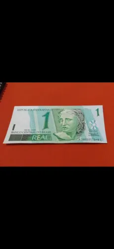 Cédula de 1 R$ em perfeito estado de conservação