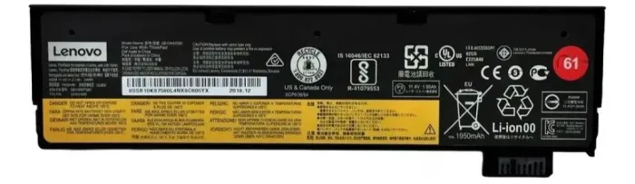Bateria lenovo t470/t480