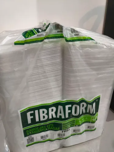 ? Queima de Estoque - Bandejas de Isopor Fibraform Nº 3 - Pacotes Fechados