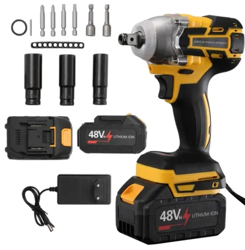 Chave de impacto 2 bateria 48v e acessórios