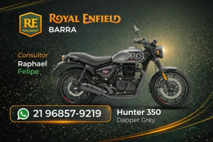 HUNTER 350CC 2027 !!!0KM!!! RAPHAEL FELIPE 2 1 9 6 8 5 7 9 2 1 9