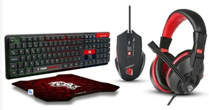 Kit Combo 4 Em 1 Headset Teclado Mouse e Mouse Pad ELG STARTER