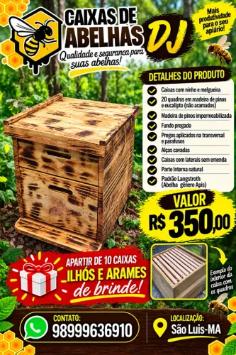 Caixa para abelhas