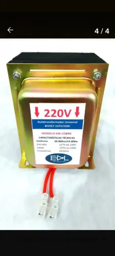 TRANSFORMADOR DE ENERGIA DE 14.000 VOLT NOVO