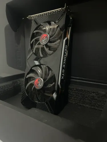Placa De Vídeo Pcyes Geforce Gtx 1660 Super Oc Dual Fan 6gb