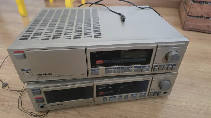 Receiver e Tape deck Gradiente DS-40