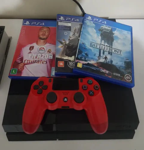 PlayStation 4 com HD externo de 1TB,
