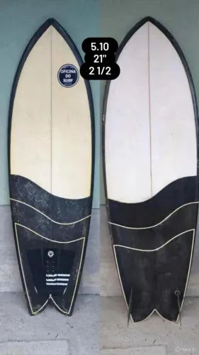 Prancha de surf - MiG (Made in Guarda) - 5.10" 21"  2 1/2" = +- 35 L - Acompanha biquilhas