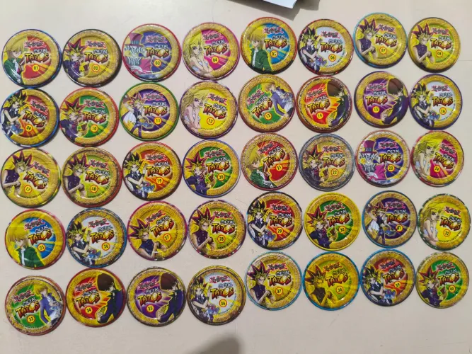 Coleção completa metal Tazos Yu-Gi-Oh 